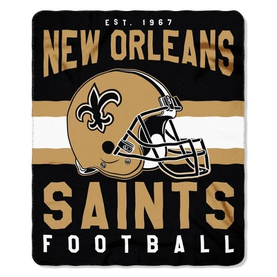 The Northwest Company New Orleans Saints Fleece Throw , Gold