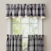 Park Designs Dylan Lined Layered Valance - 72''L - Slate