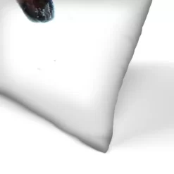 Moose In The Winter Forest By Tanya Shumkina Throw Pillow - Americanflat