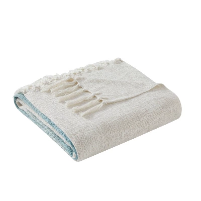 50"x60" Toni Ombre Slub Throw Blanket - Refinery29 - Image 3