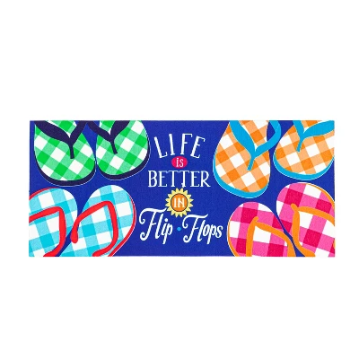 Evergreen 4-Season Sassafras Mats, Set Of 6, Home Sweet Home - Image 4