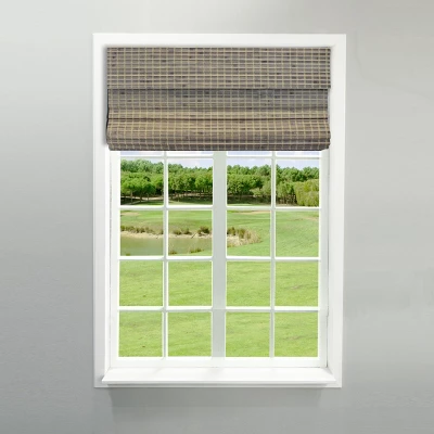 Radiance Newport 23x64-in Cordless Driftwood Roman Shade - Image 7
