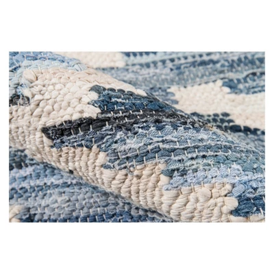 2'3"x8' Runner Geometric Woven Blue - Novogratz By Momeni - Image 3