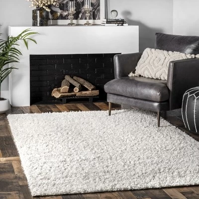 NuLOOM Kara Solid Shag Area Rug