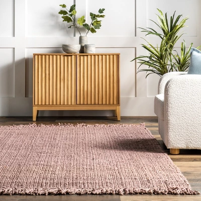 NuLOOM Daniela Farmhouse Chunky Jute Area Rug - Image 7