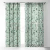 Holli Zollinger ZARAH TERRAZZO Single Panel Sheer Window Curtain - Deny Designs
