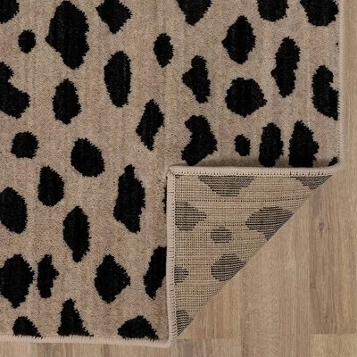 Daffodil Leopard Print Woven Rug - Threshold™ - Image 4