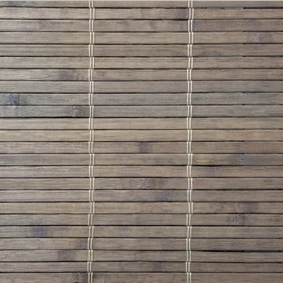 Radiance Brooklyn 34-in Cordless Driftwood Bamboo Roman Shade - Image 5