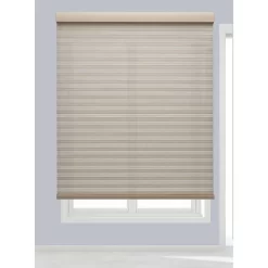 Linen Avenue Cordless Cellular Light Filtering Shade, Muslin
