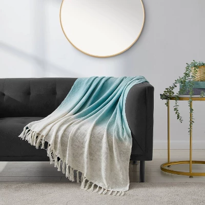 50"x60" Toni Ombre Slub Throw Blanket - Refinery29 - Image 5