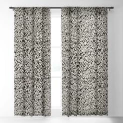 Alisa Galitsyna LOVEly Garden 50" X 108" Single Panel Sheer Window Curtain - Society 6