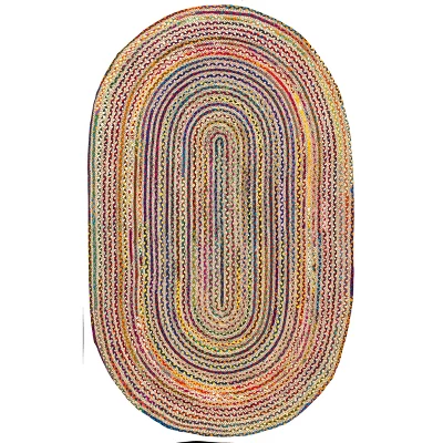 NuLOOM Aleen Bohemian Cotton/Jute Area Rug - Image 11