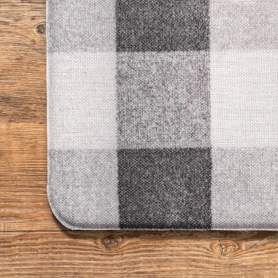 NuLOOM Aisha Buffalo Plaid Anti Fatigue Kitchen Or Laundry Room Comfort Mat - Image 2