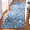 2'3"x11' Runner Swirl Loomed Rug Light Blue/Cream - Safavieh