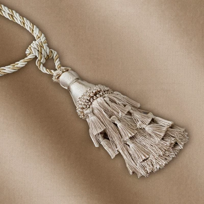 Charlotte Decorative Tassel Window Curtain Tieback - 24" - Elrene Home Fashions - Image 3