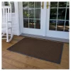 2'x3' Solid Doormat Brown/Black - HomeTrax