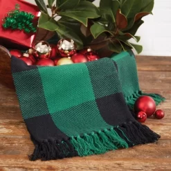 Park Designs Buffalo Check Throw - Forest