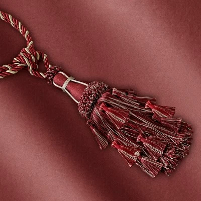 Charlotte Decorative Tassel Window Curtain Tieback - 24" - Elrene Home Fashions - Image 5