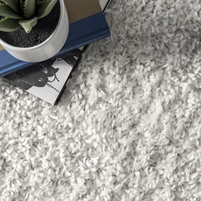 NuLOOM Kara Solid Shag Area Rug - Image 5