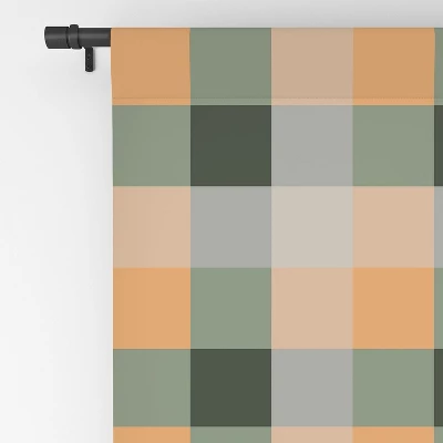 Miho Retro Color Illusion 84" X 50" Single Panel Blackout Window Curtain - Deny Designs - Image 3