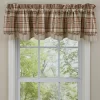Park Designs Thyme Lined Layered Valance - 16"L - Beige