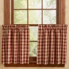 Park Designs York Window Tiers - Wine - 24"