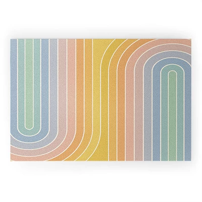 Colour Poems Gradient Curvature III Welcome Mat - Society6 - Image 6