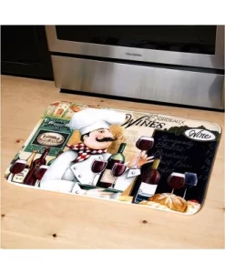 J&V TEXTILES Relax Series Anti-Fatigue Cushioned Comfort Anti-Fatigue Mats (Vino Chef)