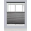 Linen Avenue Cordless Top Down Bottom Up Cellular Shade, Dark Grey