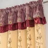 Priscilla Embroidered Panel With Double Valance - RT Designers Collection