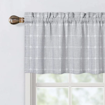 Trinity Farmhouse Kitchen Curtains Short Boho Linen Small Window Treatment - Image 2