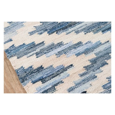 2'3"x8' Runner Geometric Woven Blue - Novogratz By Momeni - Image 2