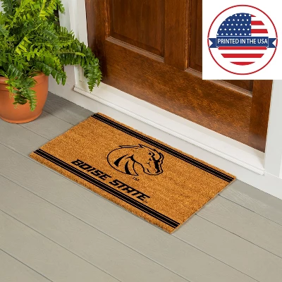 Evergreen Boise State University Logo Turf Mat, Brown- 28 X 16 Inches Indoor Outdoor Doormat - Image 5