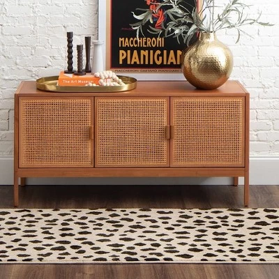 Daffodil Leopard Print Woven Rug - Threshold™ - Image 6