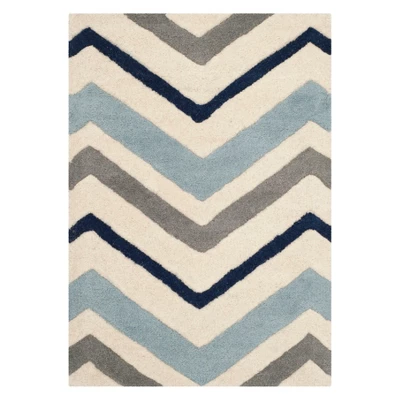 Dublin Chevron Geometric Tufted Area Rug - Safavieh - Image 4