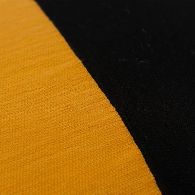 20"x20" Oversize Color Block Poly Filled Square Throw Pillow Yellow - Rizzy Home - Image 3