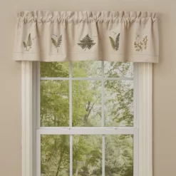 Dragonfly Embroiderd Lined Valance 60'' X 14''