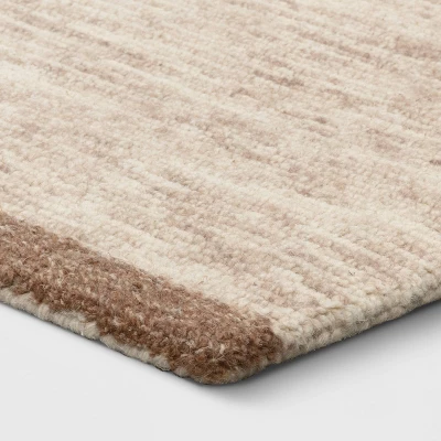 Fairwood Hand Tufted Wool Color Block Area Rug Natural - Project 62™ - Image 2