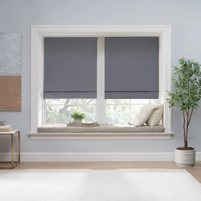 Dillan 100% Total Blackout Cordless Roman Blind And Shade - Eclipse - Image 4