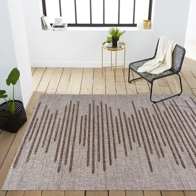 Zolak Berber Stripe Geometric Indoor/Outdoor Area Rug - JONATHAN Y - Image 9