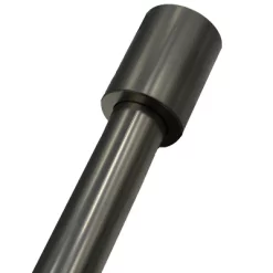 Linen Avenue Cylinder Single And Double Window Curtain Rod Set