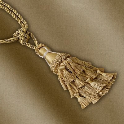 Charlotte Decorative Tassel Window Curtain Tieback - 24" - Elrene Home Fashions - Image 4