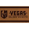 Evergreen Las Vegas Golden Knights Logo Turf Mat, Brown- 28 X 16 Inches Indoor Outdoor Doormat