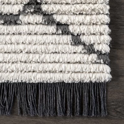 NuLOOM Mari Moroccan Soft Shag Fringe Area Rug - Image 4