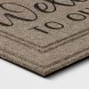 1'6"x2'6" "Welcome To Our Home" Mat Tan - Apache Mills