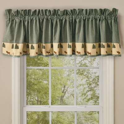 Park Designs Northern Exposure Valance - 14"L - Green