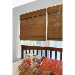 Radiance Cape Cod 45-in Cordless Maple Roman Shade
