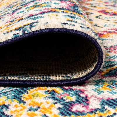 Brooklyn Geometric Medallion Area Rug - JONATHAN Y - Image 7