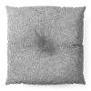 Holli Zollinger Linen Grey Light Square Floor Pillow - Deny Designs