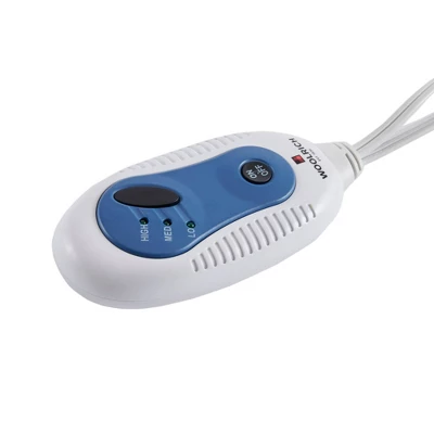 60"x70" Leeds Faux Mink To Berber Heated Throw Blanket Navy - Woolrich - Image 4